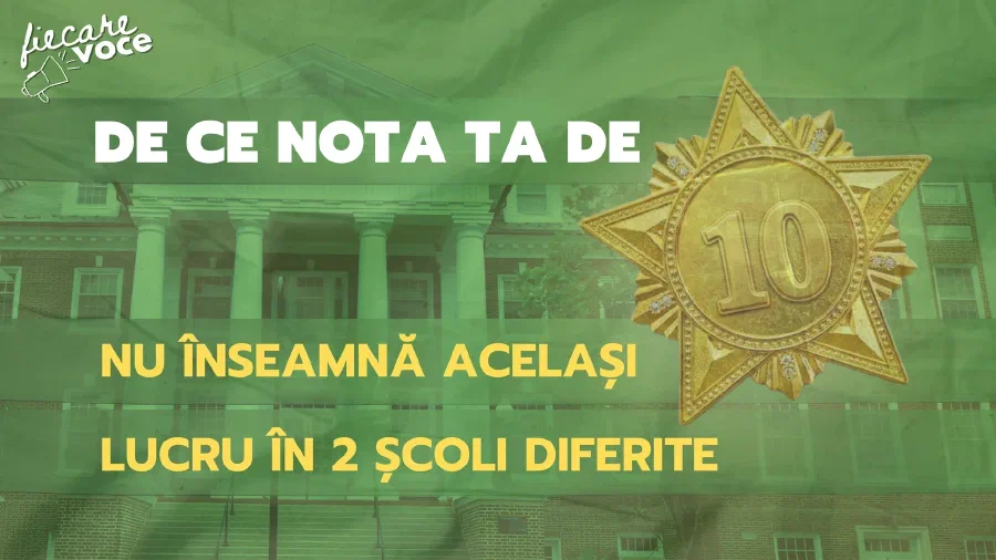De ce nota ta de 10 nu înseamnă același lucru în două școli diferite?